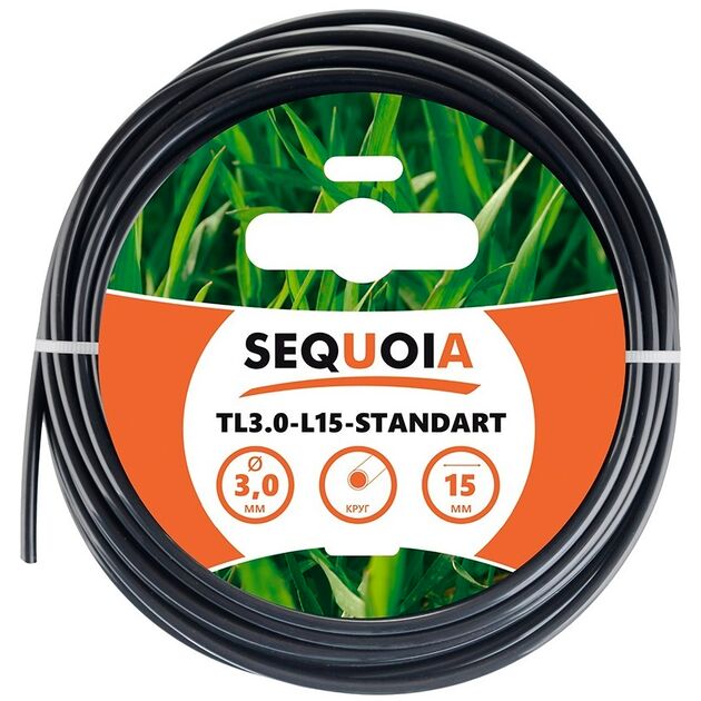 Косильная леска SEQUOIA TL3.0-L15 стандартная 15 м, фото , изображение 2 | SNABZHENIE.com.ua