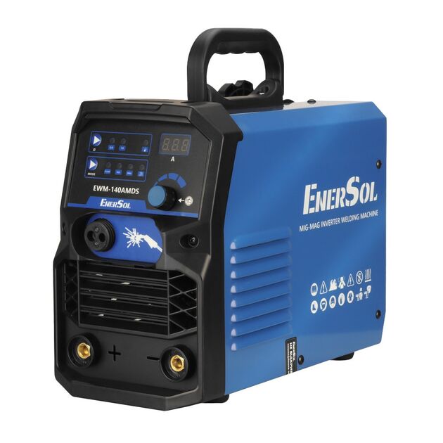 Зварювальний напівавтомат інверторний EnerSol EWM-140AMDS, фото , зображення 2 | SNABZHENIE.com.ua