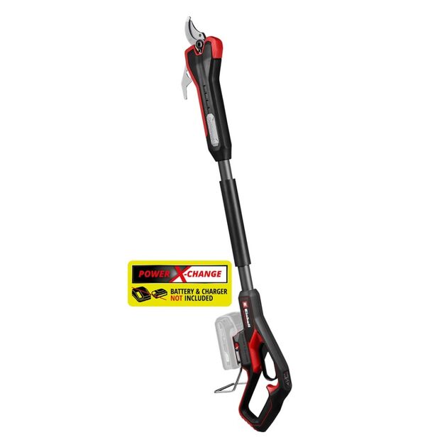 Секатор телескопічний акумуляторний Einhell Professional GP-LS 18/35 Li BL-Solo 18В товщ. 25/35мм сталь SK5 телескопічна штанга1-1.6м 1.6кг без АКБ та ЗП, фото , зображення 3 | SNABZHENIE.com.ua