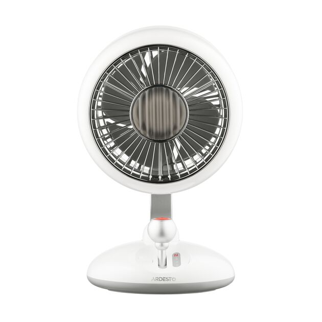 Вентилятор ARDESTO AviaFan FT-F3600W настільний, 12см, акумулятор, підсвічування, USB-A Type-C, білий, фото , изображение 3 | SNABZHENIE.com.ua