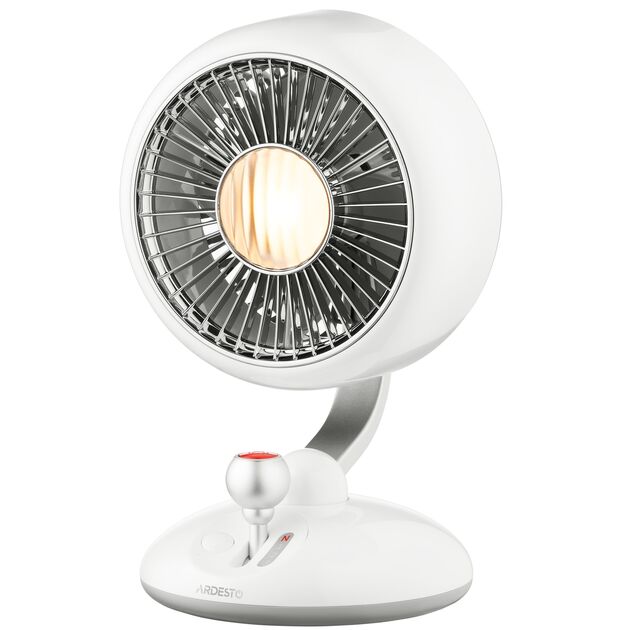 Вентилятор ARDESTO AviaFan FT-F3600W настільний, 12см, акумулятор, підсвічування, USB-A Type-C, білий, фото  | SNABZHENIE.com.ua