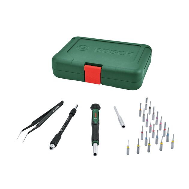 Викрутка прецизійна Bosch SL,TX,TH,HEX сталь S2, набір 24шт, фото  | SNABZHENIE.com.ua