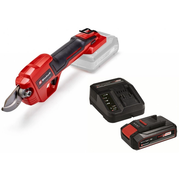 Секатор акумуляторний Einhell GE-LS 18 Li Kit 18В PXC акб 1х2.5А·год до 28мм ЗП 0.9кг, фото  | SNABZHENIE.com.ua