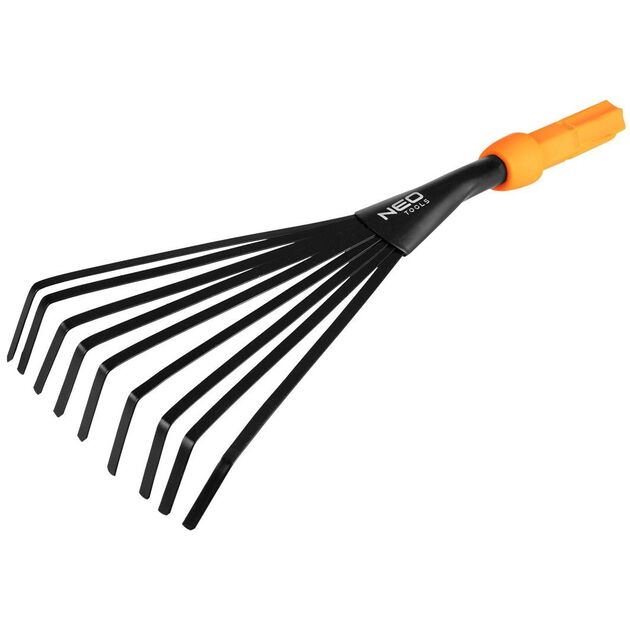 Граблі-віяло садові Neo Tools, ширина 12.5см, 33см, система NEO Click 0.15кг, фото  | SNABZHENIE.com.ua