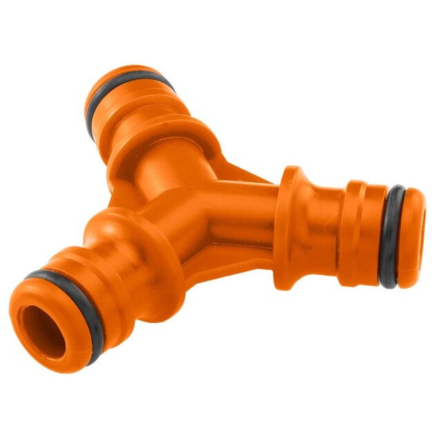 Конектор-трійник для шланга Neo Tools, 1/2"-3/4" тип У, фото , изображение 2 | SNABZHENIE.com.ua