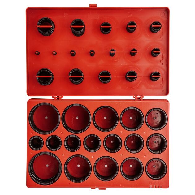 Кольца О-образные, набор 419 шт. NEO (11-983), фото , изображение 3 | SNABZHENIE.com.ua