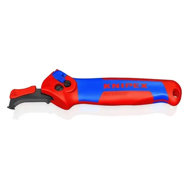 Ніж монтерський KNIPEX, вигнуте лезо, до 7мм, 0.065кг, фото  | SNABZHENIE.com.ua