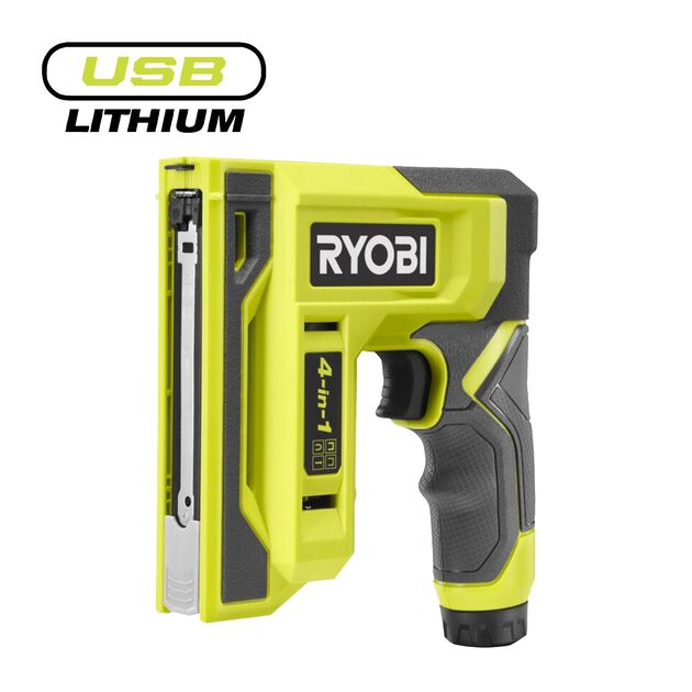 Цвяхозабивач акумуляторний Ryobi USB Lithium RST4-0 4В цвяхи до 15мм 0.8кг без АКБ та ЗП, фото , изображение 2 | SNABZHENIE.com.ua