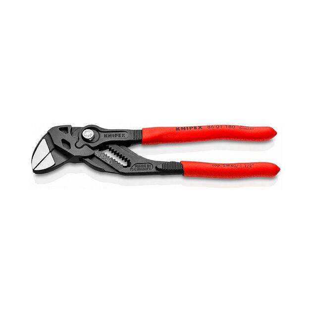 Кліщі переставні KNIPEX, 0-40мм, 180мм, фосфатовані, 0.230кг, фото , изображение 2 | SNABZHENIE.com.ua