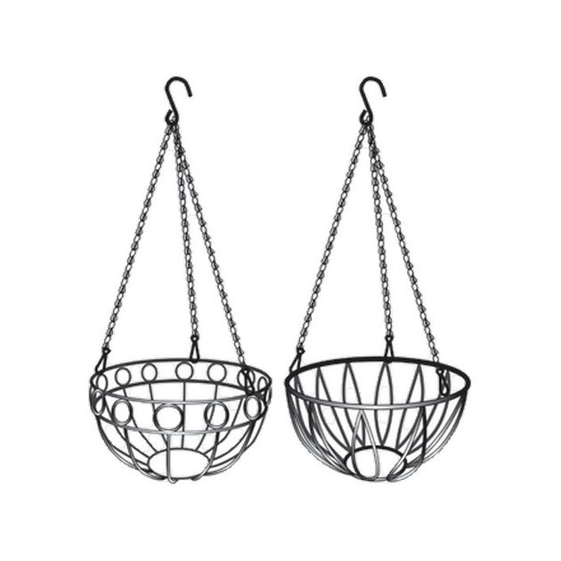 Подвісне кашпо PALISAD (69016P), діаметр 25,4 см, висота з ланцюгом і гачком 53,5 см., фото , зображення 2 | SNABZHENIE.com.ua Подвісне кашпо PALISAD (69016P), діаметр 25,4 см, висота з ланцюгом і гачком 53,5 см., фото , зображення 2 | SNABZHENIE.com.ua