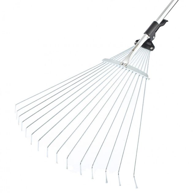 Граблі веерні 15-зубі, металевий черенок 1130 мм, розсувні PALISAD (617568P), фото , зображення 3 | SNABZHENIE.com.ua