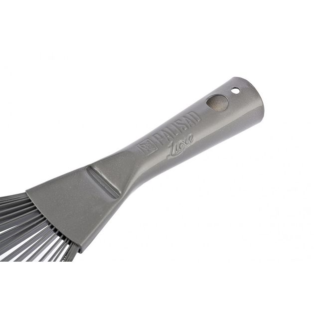 Веерні граблі з дерев'яним черенком, сталеві, покриті епоксидом LUXE PALISAD (617888P), фото , зображення 2 | SNABZHENIE.com.ua