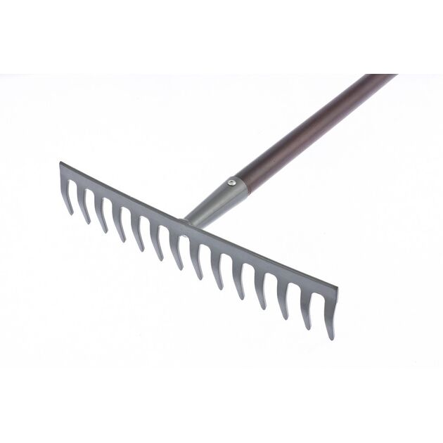 Граблі 14-зубі, 365 мм, з лакованою ручкою, прямі LUXE PALISAD (617898P), фото , зображення 2 | SNABZHENIE.com.ua