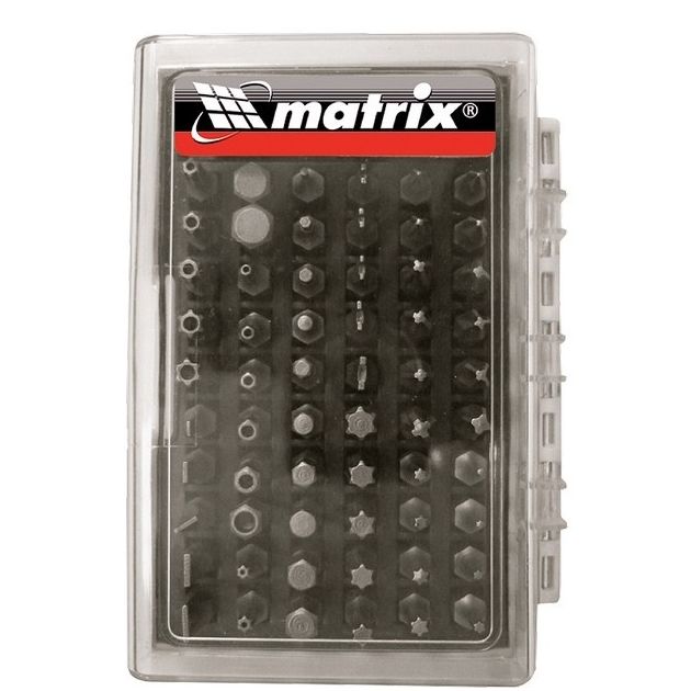 Набор бит с магнитным держателем MATRIX, 61 шт, CrV, фото  | SNABZHENIE.com.ua