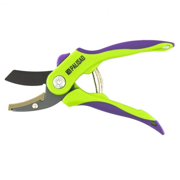 Секатор PALISAD, 200 мм, пружина повернення спірального типу, тефлонове покриття, обрез. 2-хкомпонентні пластикові ручки (605518P), фото , зображення 3 | SNABZHENIE.com.ua