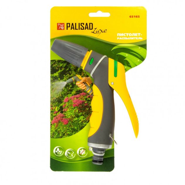 Пістолет-розпилювач (металевий, регульована форсунка, курок ззаду), LUXE PALISAD (651658P), фото , зображення 2 | SNABZHENIE.com.ua Пістолет-розпилювач (металевий, регульована форсунка, курок ззаду), LUXE PALISAD (651658P), фото , зображення 2 | SNABZHENIE.com.ua
