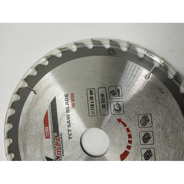 Пильний диск 210 х 30 мм по дереву, 36 зубів MATRIX (732909M), фото , зображення 11 | SNABZHENIE.com.ua