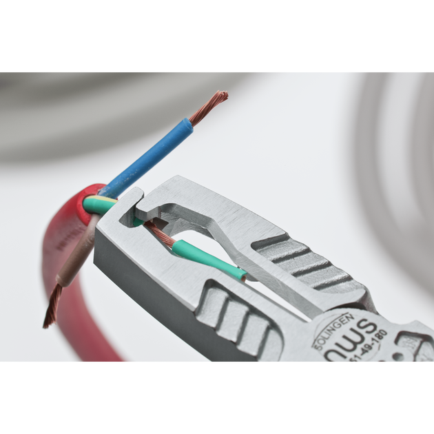 Клещи для снятия изоляции NWS VDE 1000 В, 16 мм, 180 мм (1451-49-VDE-180), фото , изображение 2 | SNABZHENIE.com.ua