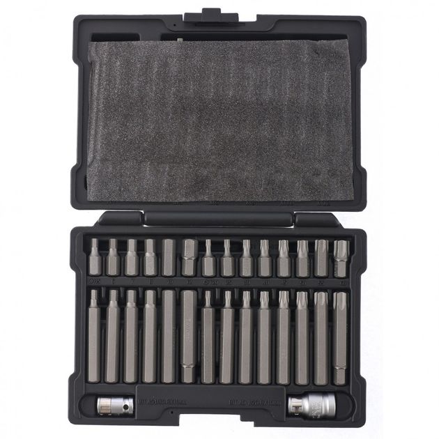 Набор бит HEX, TORX, SPLINE, 3/8", CrV, 42 шт. STELS (11318S), фото  | SNABZHENIE.com.ua