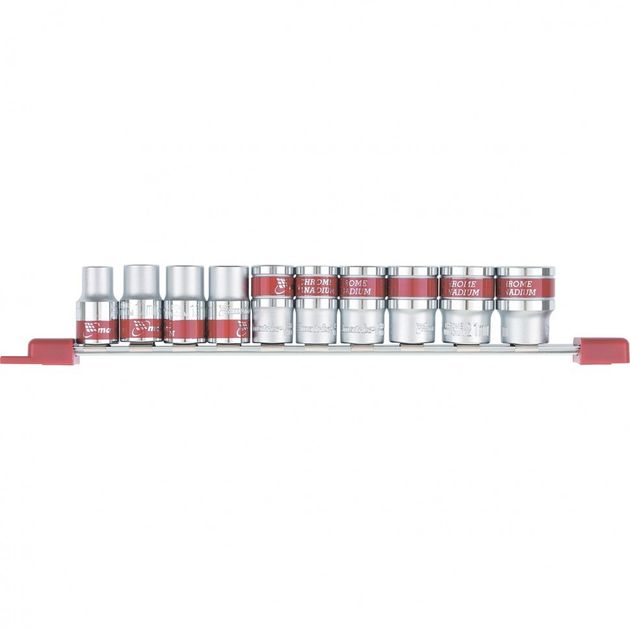 Набор торцевых головок 1/4" 10шт. 4-13мм MATRIX CrV (135599M), фото  | SNABZHENIE.com.ua