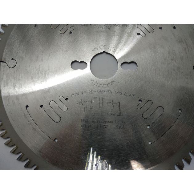 Дискова пила 254 x 30 мм, Z 80 для кольорових металів, пластику та ламінату CMT (297.081.10M), фото , зображення 7 | SNABZHENIE.com.ua Дискова пила 254 x 30 мм, Z 80 для кольорових металів, пластику та ламінату CMT (297.081.10M), фото , зображення 7 | SNABZHENIE.com.ua