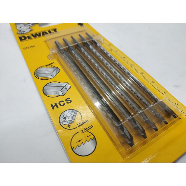 Пилки для лобзика DeWalt T 101 B по дереву, 5 шт, глубина 30 мм, фото , изображение 5 | SNABZHENIE.com.ua Пилки для лобзика DeWalt T 101 B по дереву, 5 шт, глубина 30 мм, фото , изображение 5 | SNABZHENIE.com.ua