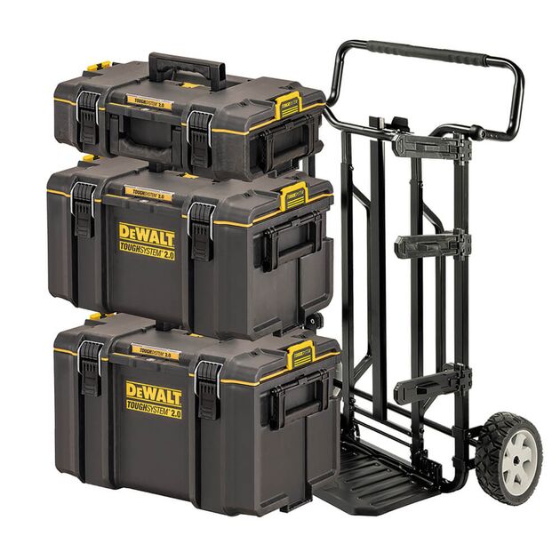 Комплект ящиков TOUGHSYSTEM 2.0 DeWALT, 3 ящика на тележке, фото  | SNABZHENIE.com.ua