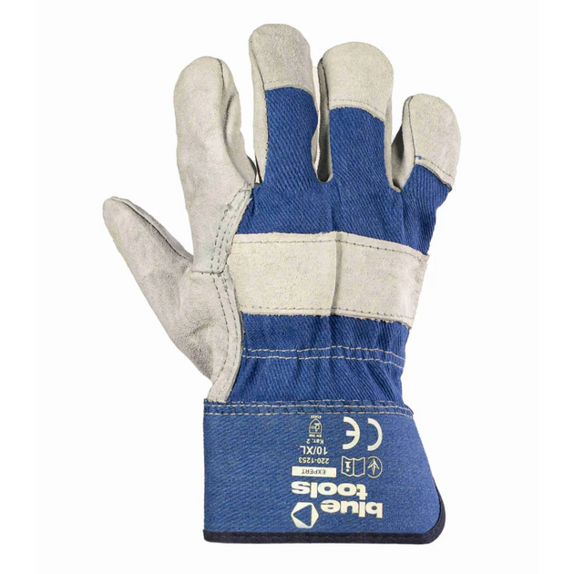 Краги робочі комбіновані рукавиці BLUETOOLS Expert, фото , изображение 3 | SNABZHENIE.com.ua