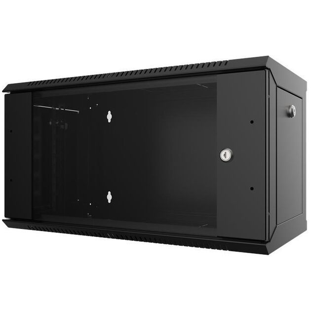 Шафа MIRSAN 19", 12U, WTC, 600x600 мм, максимально 80 кг, чорна, фото  | SNABZHENIE.com.ua