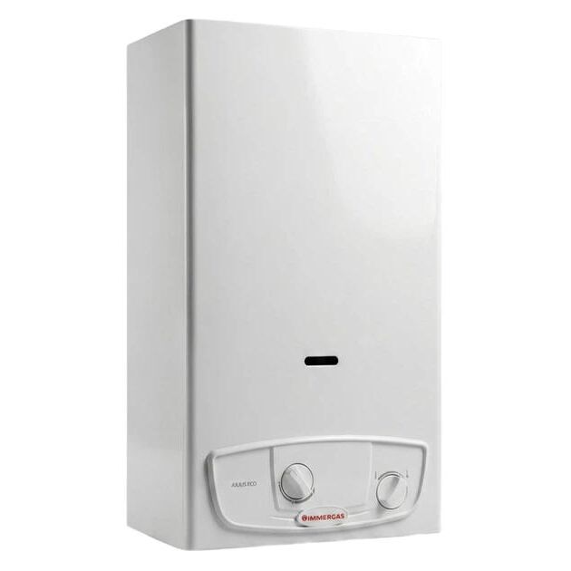 Газова колонка Immergas JULIUS ECO 11 11л/хв 19.3 кВт Low NOx розпалювання від батарейок білий, фото , зображення 3 | SNABZHENIE.com.ua