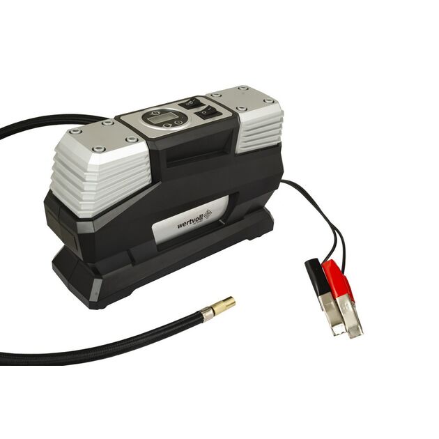 Компрессор WERTVOLL 12V 150 PSI 15A 180Вт 60л/мин с сумкой AC-2160, фото , изображение 3 | SNABZHENIE.com.ua