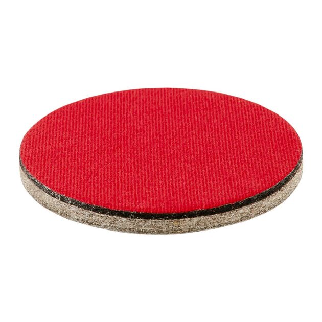 Полировочный круг MASTERTOOL жесткий войлок 100 мм, 6 мм, 5 шт., фото , изображение 2 | SNABZHENIE.com.ua
