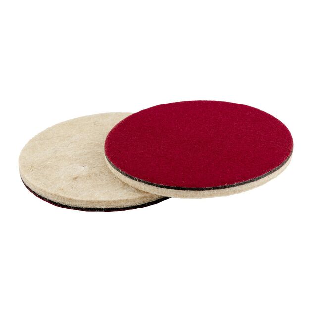Полировочный круг MASTERTOOL из войлока 100 мм, 5 шт., фото , изображение 3 | SNABZHENIE.com.ua