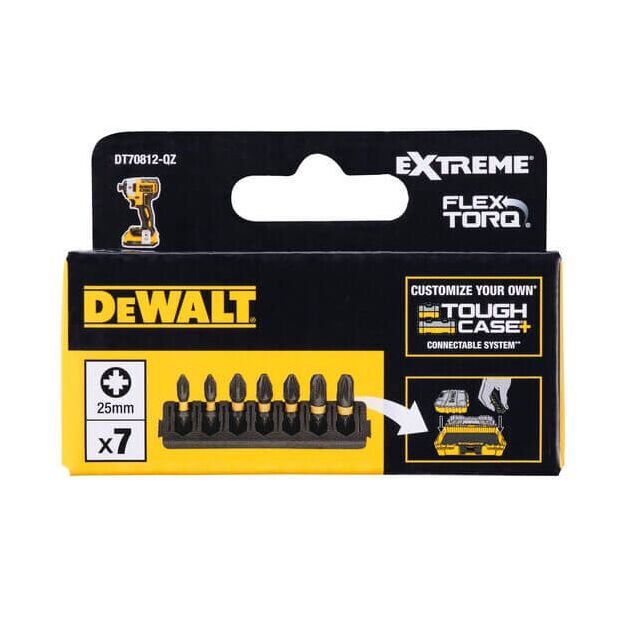 Кассета з битами FlexTorq DeWALT DT70812, фото , зображення 2 | SNABZHENIE.com.ua
