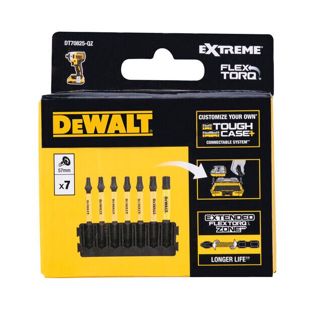 Кассета з битами FlexTorq DeWALT DT70825, фото , зображення 2 | SNABZHENIE.com.ua