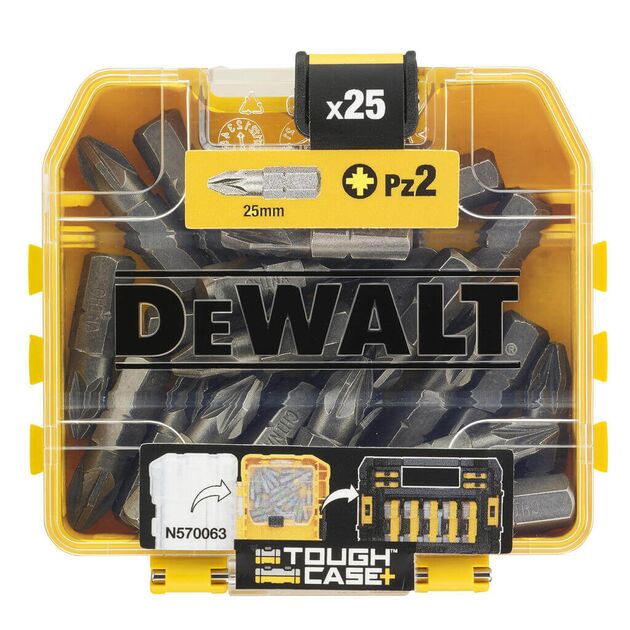 Набір біт DeWALT, Pozidriv, Pz2, L = 25 мм, 25 шт (DT71521), фото  | SNABZHENIE.com.ua