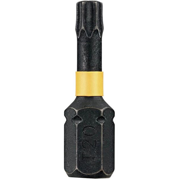 Набір біт DeWALT, ударні, IMPACT TORSION, Torx, Т20, L = 25 мм, 5 шт (DT7381T), фото , зображення 2 | SNABZHENIE.com.ua