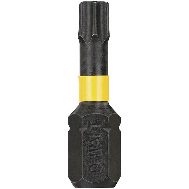 Набір біт DeWALT, ударні, IMPACT TORSION, Torx, Т25, L = 25 мм, 5 шт (DT7382T), фото , зображення 3 | SNABZHENIE.com.ua