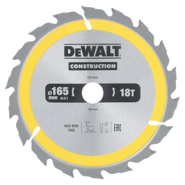 Диск пильний DeWALT DT1933, фото  | SNABZHENIE.com.ua