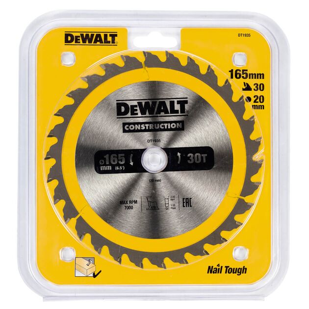 Диск пильний DeWALT DT1935, фото , зображення 2 | SNABZHENIE.com.ua