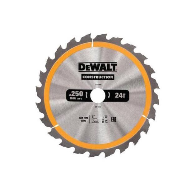 Диск DeWALT 250x30 мм, 24 зуба, угол 10°, чистый срез (DT1956), фото  | SNABZHENIE.com.ua