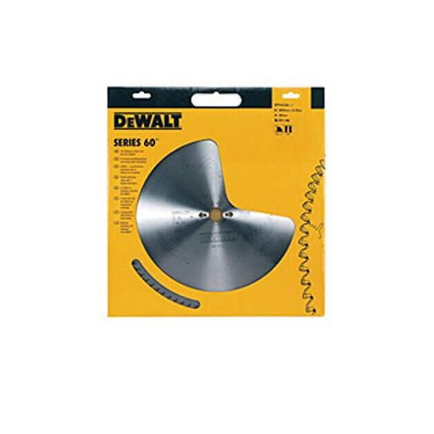 Диск пильний DeWALT, 400 x 30 мм, 60 зубів, кут заточки 10 градусів, геометрія зуба WZ / ATB (DT4338), фото , зображення 2 | SNABZHENIE.com.ua