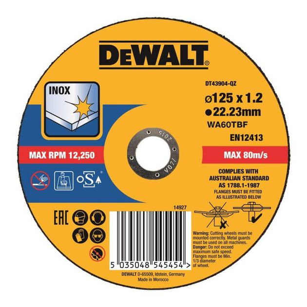 Круг отрезной DeWALT EXTREME DT43904, фото  | SNABZHENIE.com.ua