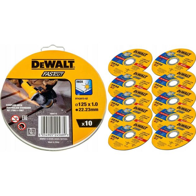Набор отрезных кругов HIGH PERFORMANCE DeWALT DT43972, фото , изображение 2 | SNABZHENIE.com.ua