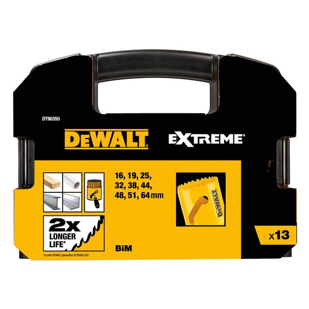 Набір коронок-цифенборів DeWALT DT90350, фото , зображення 3 | SNABZHENIE.com.ua