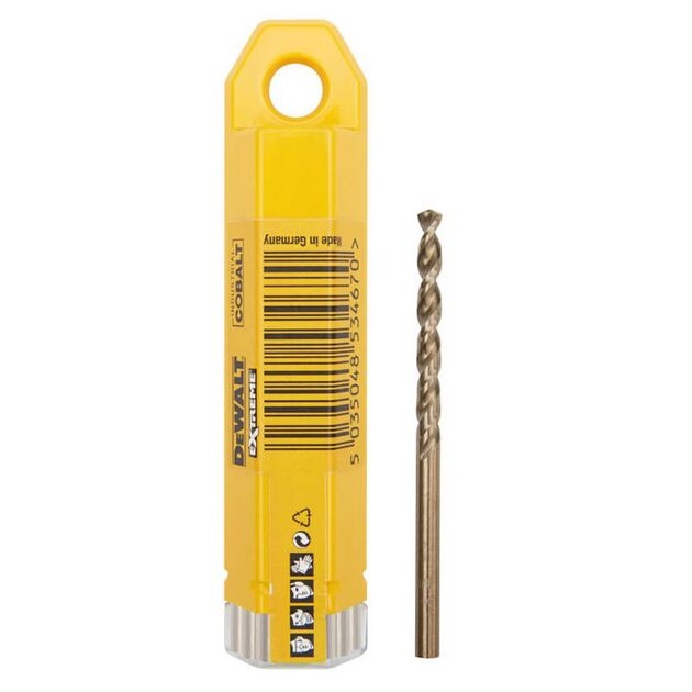 Сверло по металлу DeWALT EXTREME COBALT 5.5 мм, 10 шт (DT4932), фото  | SNABZHENIE.com.ua
