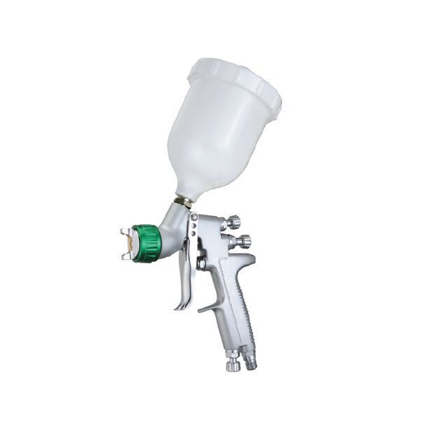 Краскопульт пневматичний тип HVLP з верхнім пластиковим бачком 600 мл, форсунка 1,3 мм AUARITA H-923-1.3, фото  | SNABZHENIE.com.ua