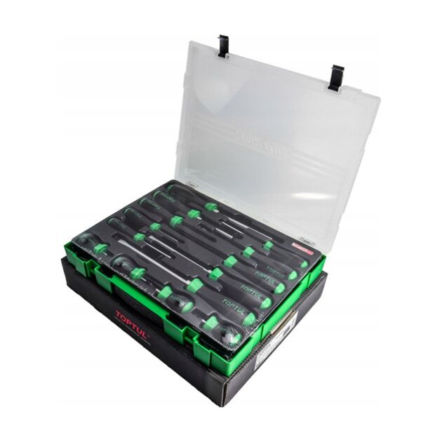 Набір викруток 14 ед. (пластикова коробка) TOPTUL (GZC1401), фото , зображення 2 | SNABZHENIE.com.ua