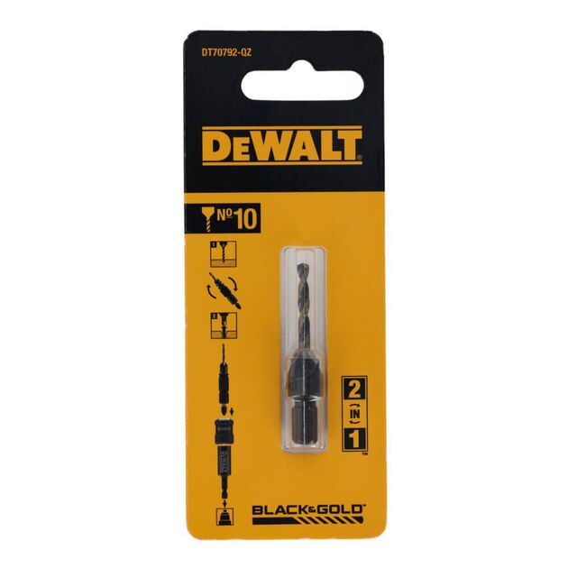 Сверло пилотное с зенкером FLIP&DRIVE№10 DeWALT DT70792, фото , зображення 3 | SNABZHENIE.com.ua