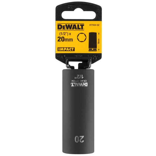 Головка торцевая ударная длинная DeWALT DT7554, фото , изображение 2 | SNABZHENIE.com.ua